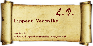 Lippert Veronika névjegykártya